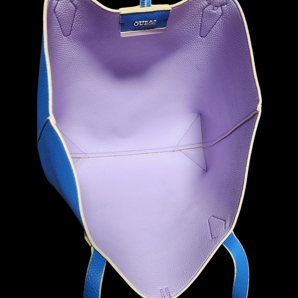 Guess Bobbi Reversible Tote Bag Purse - Picture 7 of 8